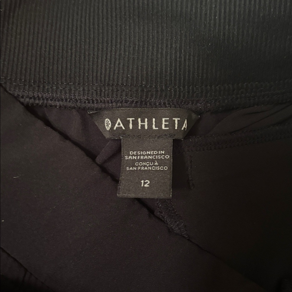 Athleta Classic Black Women's Trousers Size 12